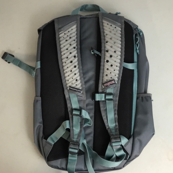 NWT JanSport Watchtower Teal Green Laptop Backpack - Picture 6 of 7